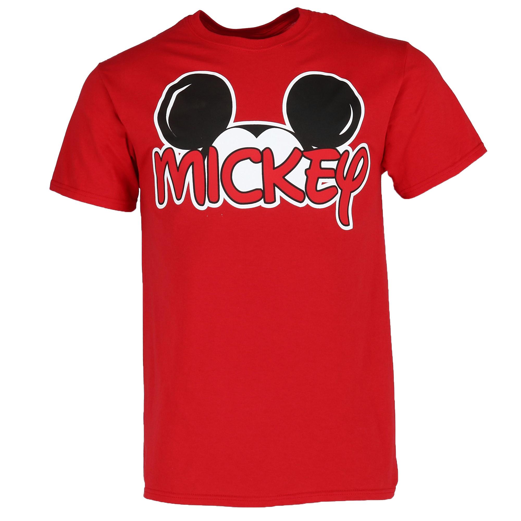 Disney Men's Big and Tall Mickey Mouse Tee Shirt