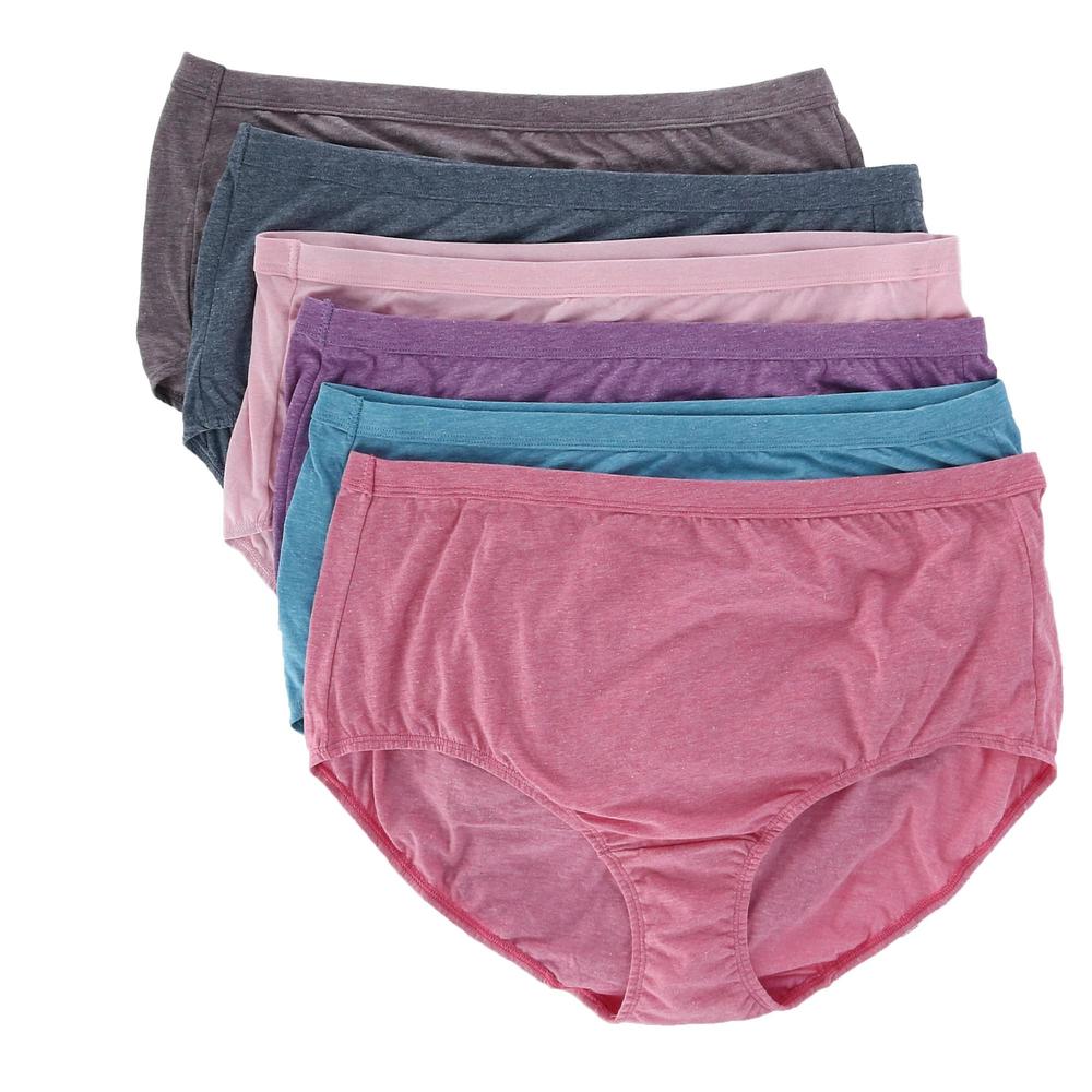 Fruit of the Loom Dames Underwear slips (regular & plus size) ondergoed in bikini-stijl (verpakking van 6), Hipster - Modal - 6 Pack, 6 Fruit of the Loom Dames Underwear slips (regular & plus size) ondergoed in bikini-stijl (verpakking van 6), Hipster - Modal - 6 Pack, 6