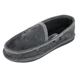 Trooper America Men S Monotone Paisley Bandana Print House Shoe Slippers