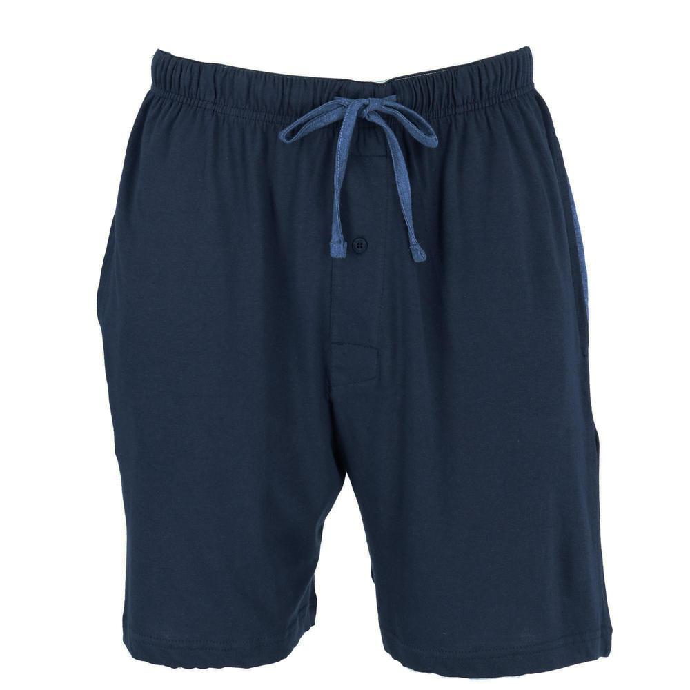 Hanes Men's Jersey Knit Cotton Button Fly Pajama Sleep Shorts