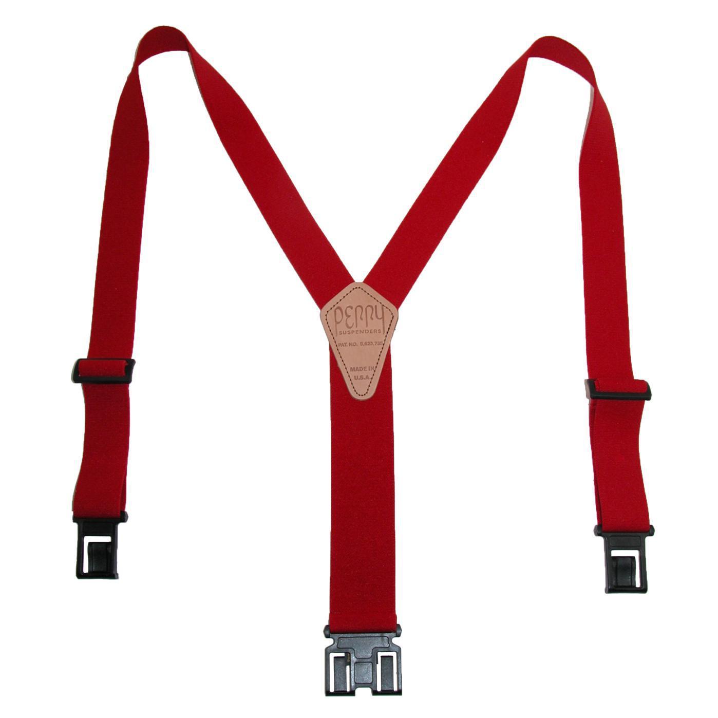 Perry Suspenders Men's Tall Elastic Hook End Suspenders
