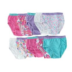 Fruit of the Loom Toddler Girl's Briefs Underwear (10 Pack)