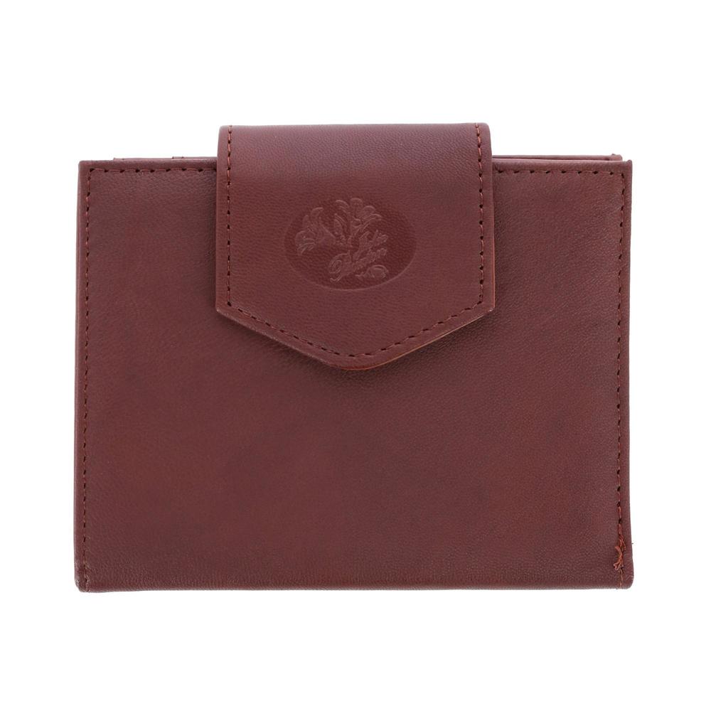 Buxton Women's Leather Attache Clutch Cardex Wallet and Coin Purse