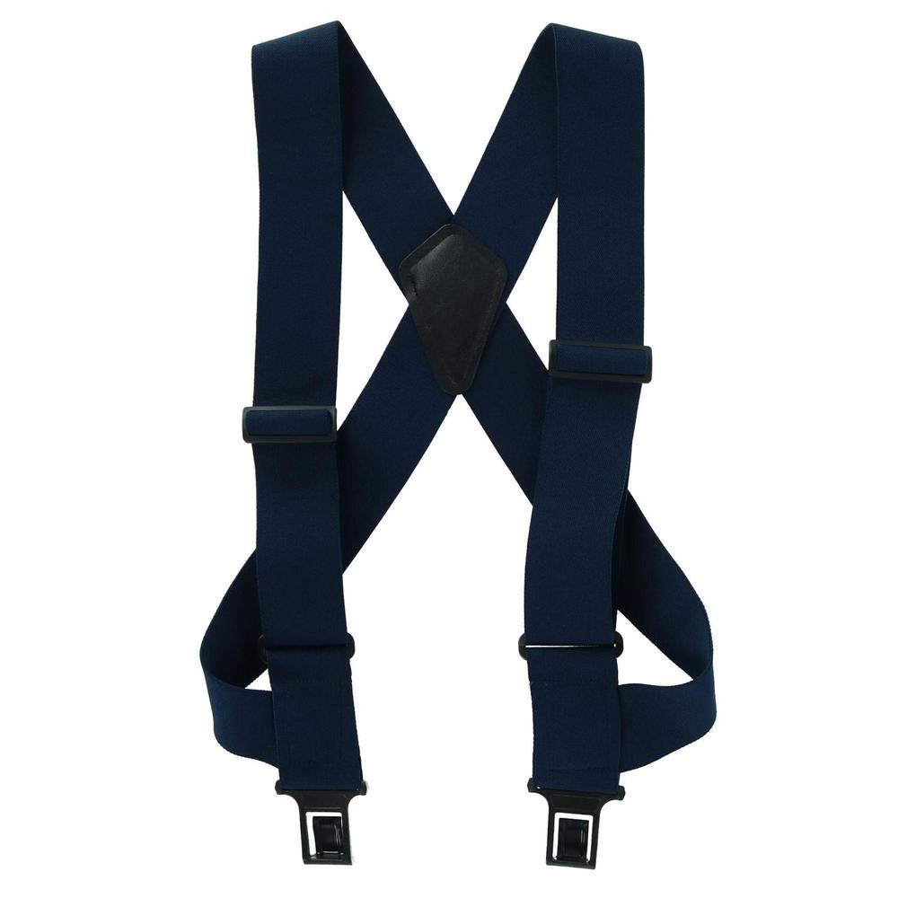 Perry Suspenders Men's Elastic Big & Tall Side Clip Trucker Suspenders