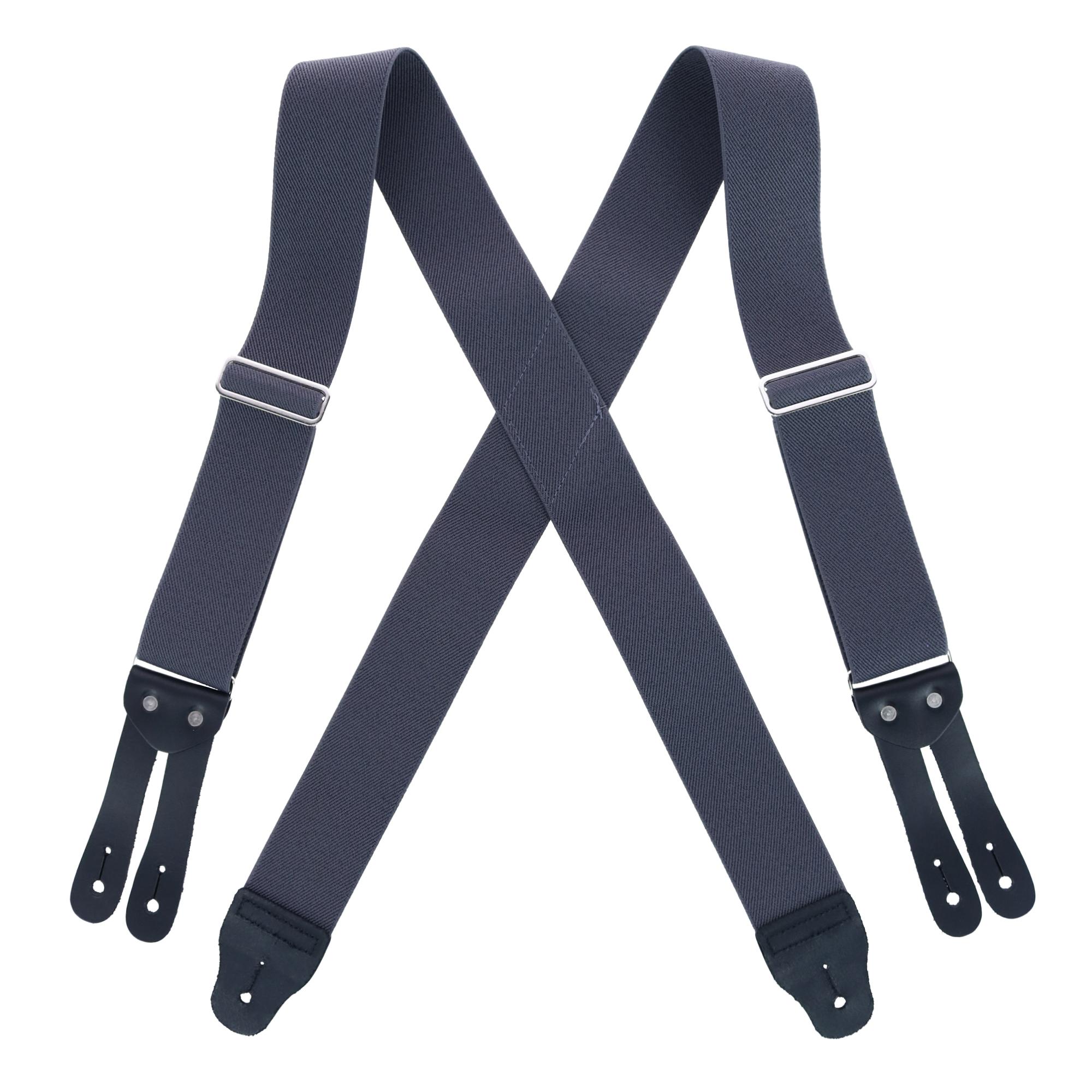 Welch Men's Elastic Button End Work Suspenders