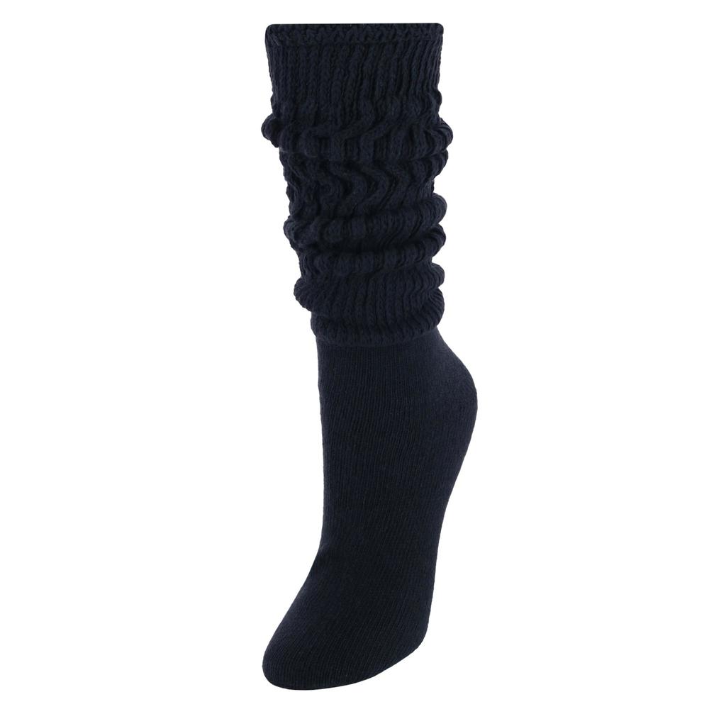 CTM Women's Super Soft Heavy Slouch Socks (1 Pair)