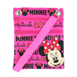 Jerry Leigh Disney Minnie Mouse Ears & Bow Passport Crossbody Bag