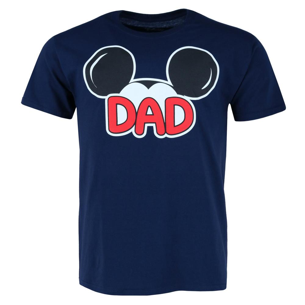 Jerry Leigh Men's Big and Tall Mickey Mouse Dad Family T-Shirt