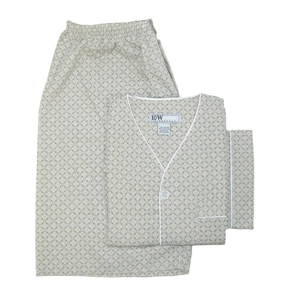 Ten West Apparel Men's Short Sleeve Short Leg Pajama Set