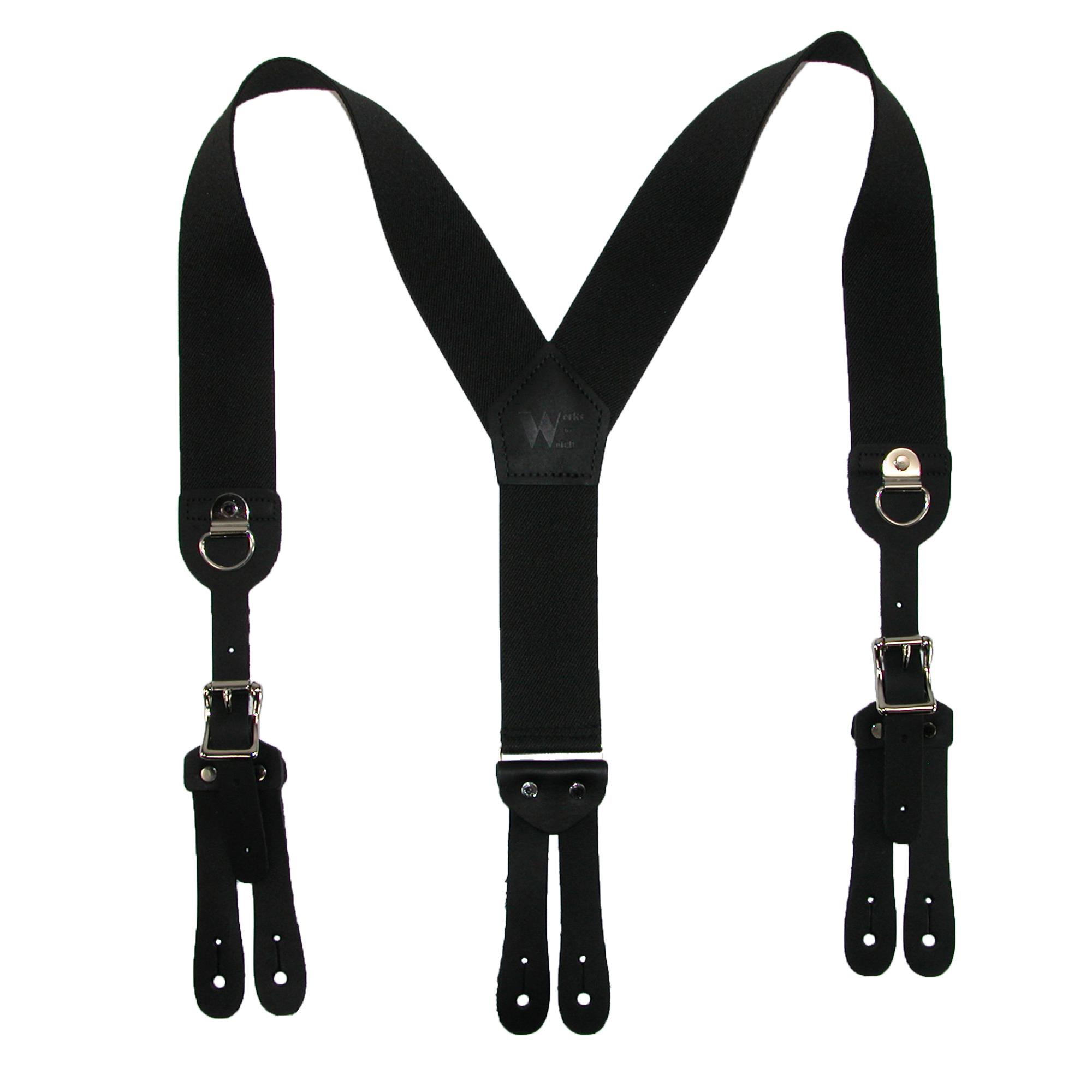 Welch Men's Elastic Cinch Up Y-Back Suspenders (Tall Available)