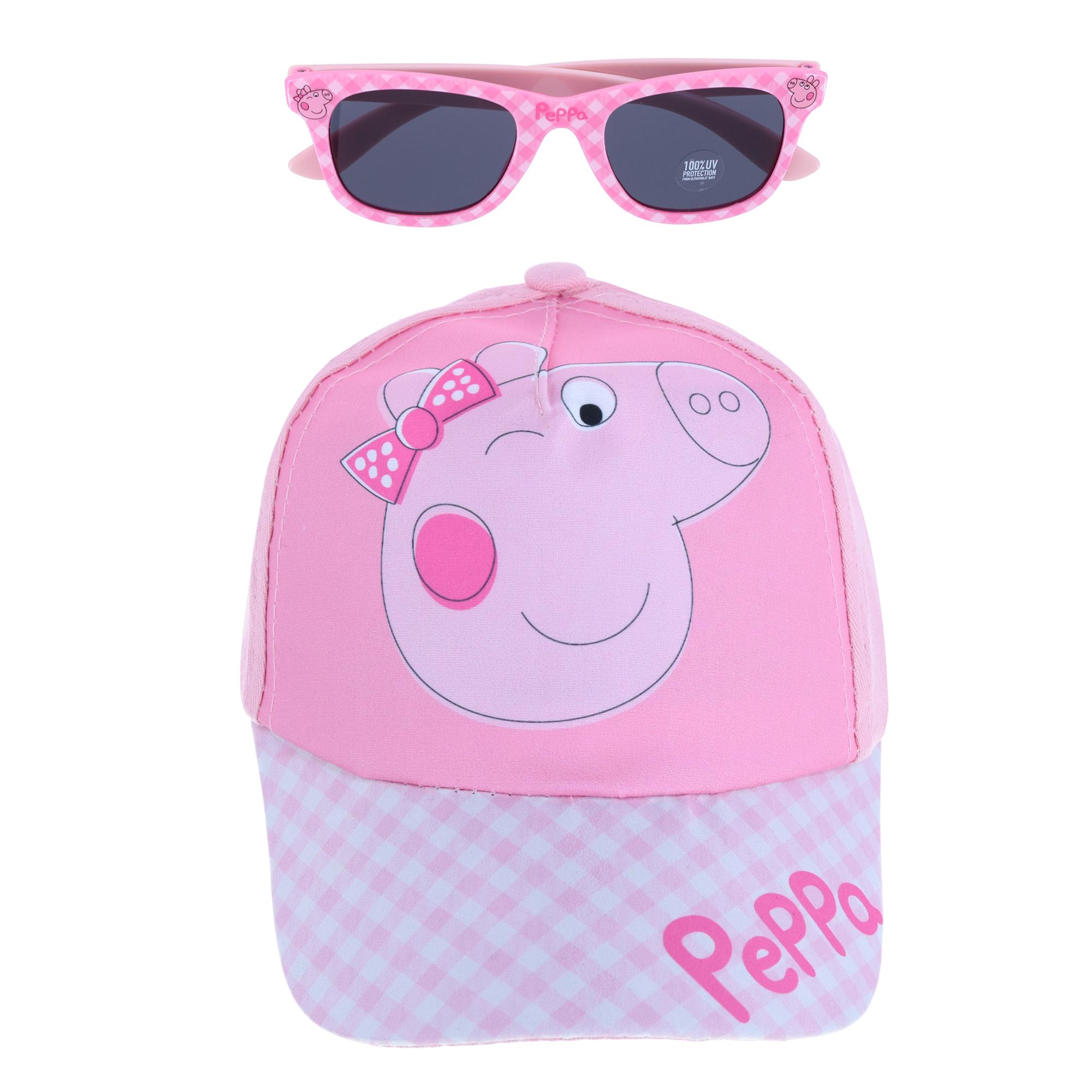 Textiel Trade Girls Peppa Pig Hat and Sunglasses Set