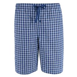 Hanes Men's Cotton Madras Drawstring Sleep Pajama Shorts