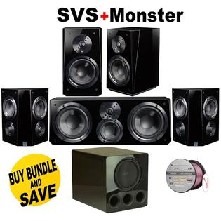 Ultrabookshbnd37 Svs Ultra Bookshelf Speaker Pair Piano Gloss