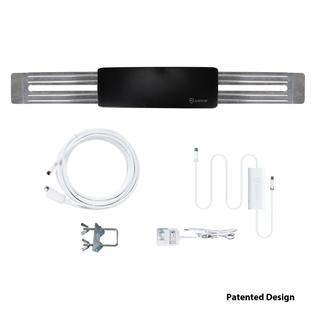 Antop At404b Antop At 404b Wing Smartpass Amplified Outdoor Attic Tv Antenna With High Gain And Built In 4g Lte Filter 45 65 Miles Long Rang