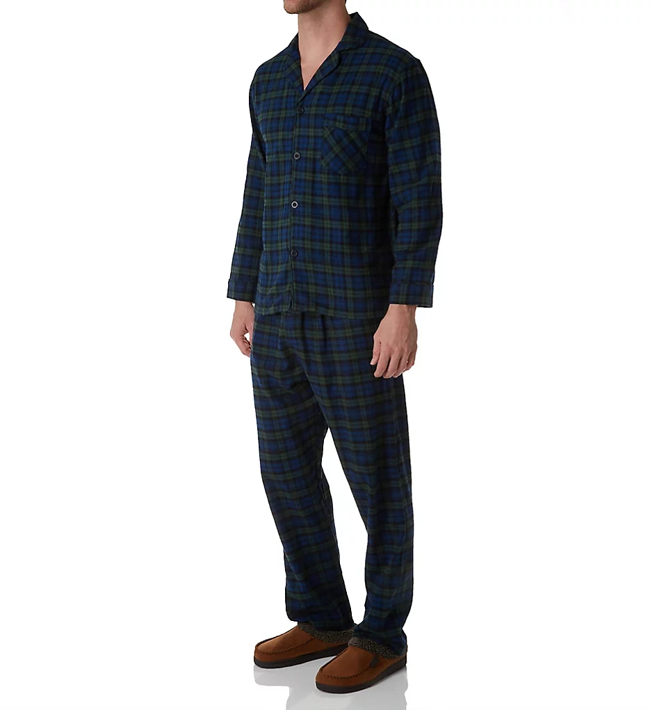 Hanes 4039T Tall Man Plaid Flannel Pajama Set