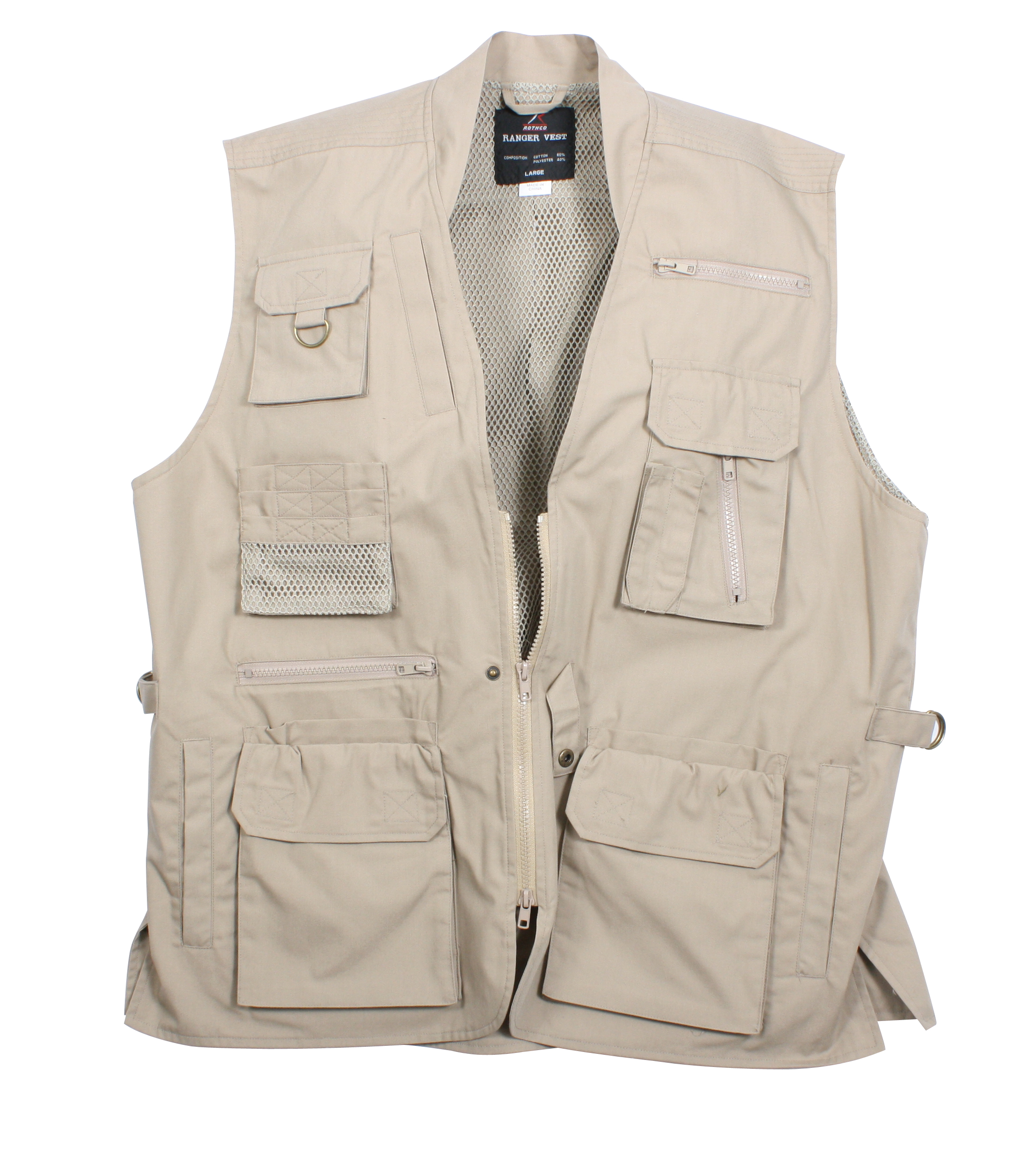 Rothco Khaki Plainclothes Military Concealed Carry Vest