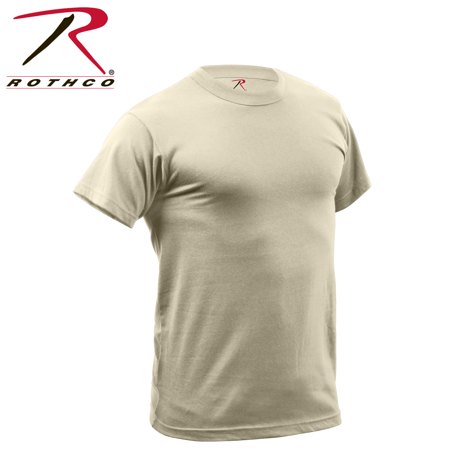 Rothco Desert Sand Quick Dry Moisture Wicking Short Sleeve T-Shirt