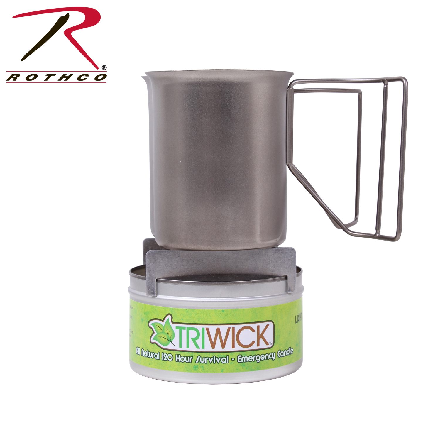 Triwick 120 Hour Survival Candle & Camping Stove