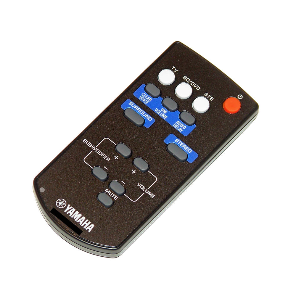 Yamaha OEM Yamaha Remote Control Originally Shipped With: ATS1010, ATS-1010, YAS101, YAS-101, YAS101BL, YAS-101BL