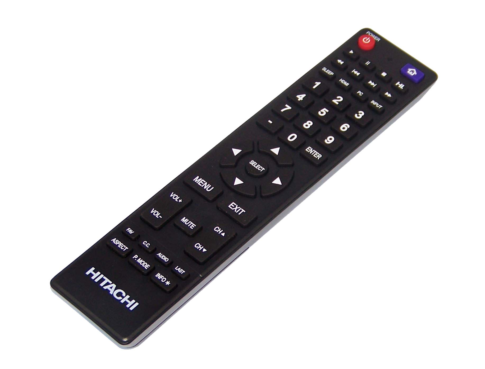 7161105 OEM Hitachi Remote Control For LE39A309, LE32A509, LE32E6R9 ...