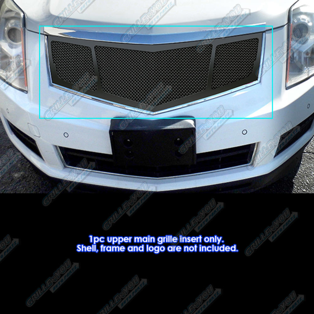 APS Fits 2010-2015 Cadillac SRX Stainless Steel Black Mesh Grille Insert