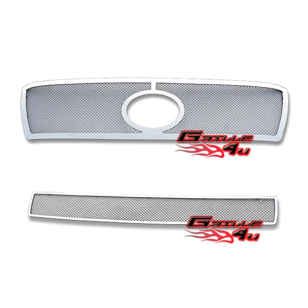 APS Fits 2008-2013 Toyota Sequoia Stainless Steel Mesh Grille Grill Insert Combo