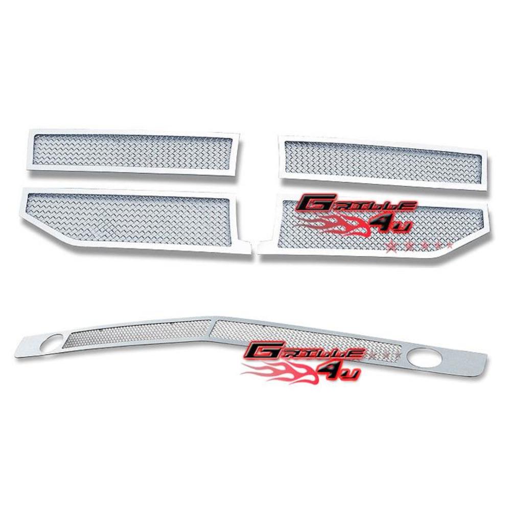 APS Fits 2007-2014 Lincoln Navigator Stainless Steel Mesh Grille Grill Insert Combo