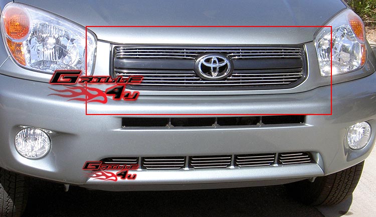 APS Fits 2004-2005 Toyota RAV4 Main Upper Billet Grille Insert