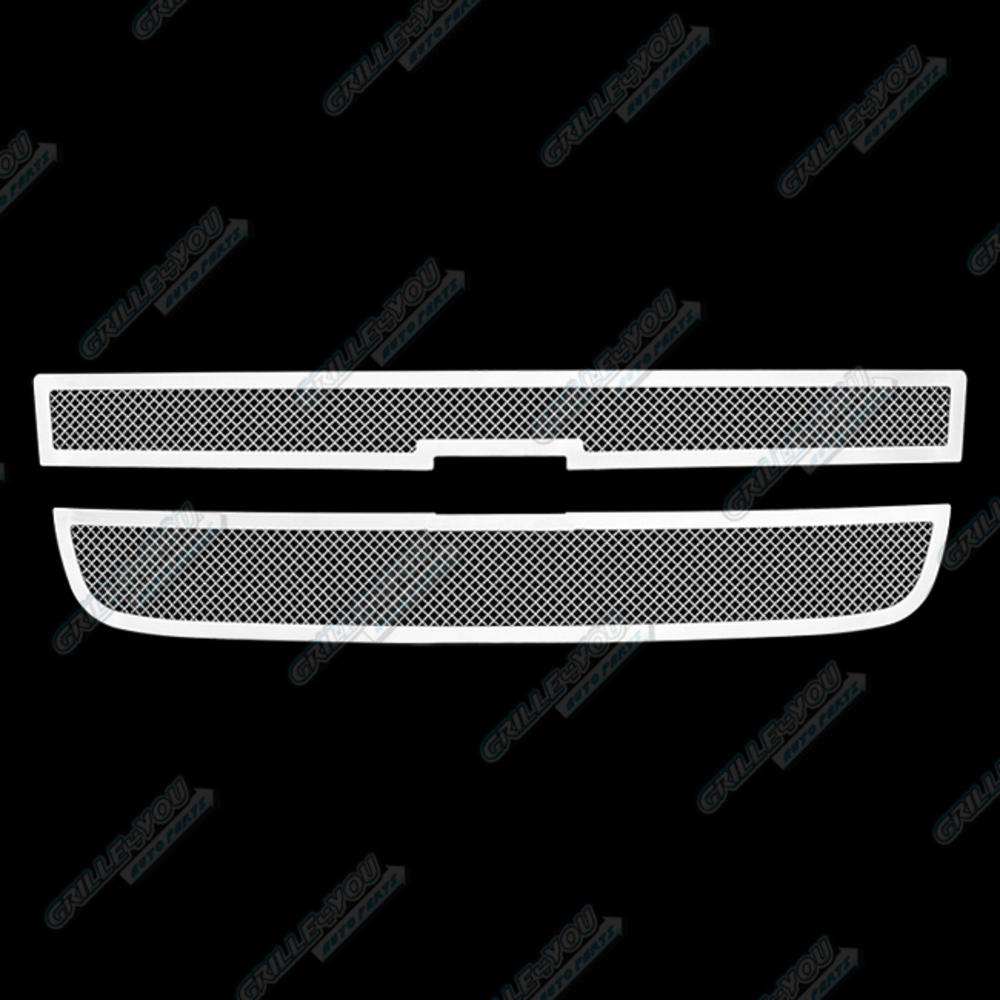 APS For 2003-2020 Chevy Express Van Main Upper Stainless Chrome Mesh Grille Insert