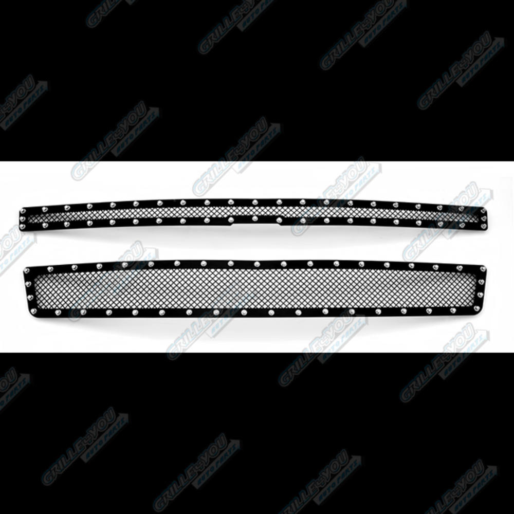 APS For 07-14 Chevy Avalanche/Suburban/Tahoe Rivet Stainless Steel Mesh Grille Grill