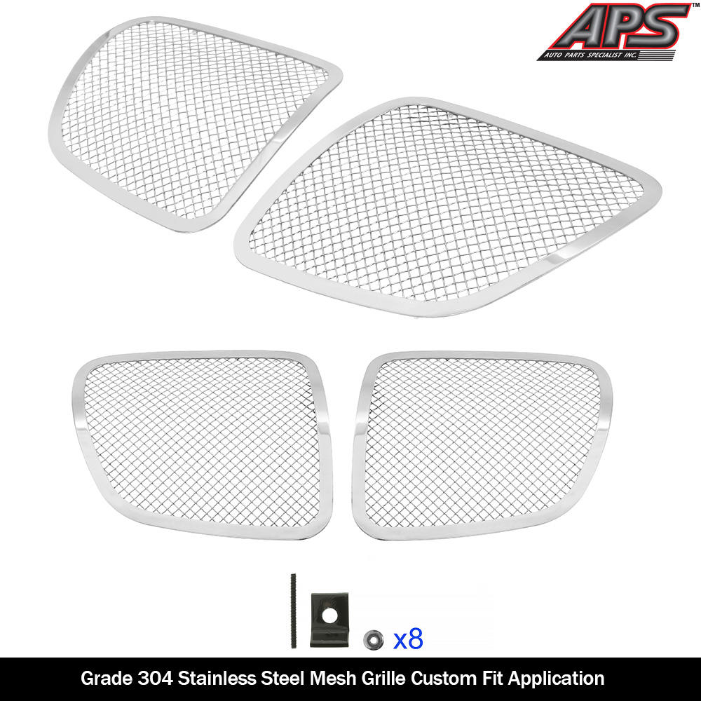 APS Fits 06-08 Pontiac Solstice Stainless Mesh Grille Insert
