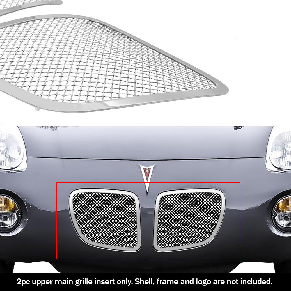 APS Fits 06-08 Pontiac Solstice Stainless Mesh Grille Insert