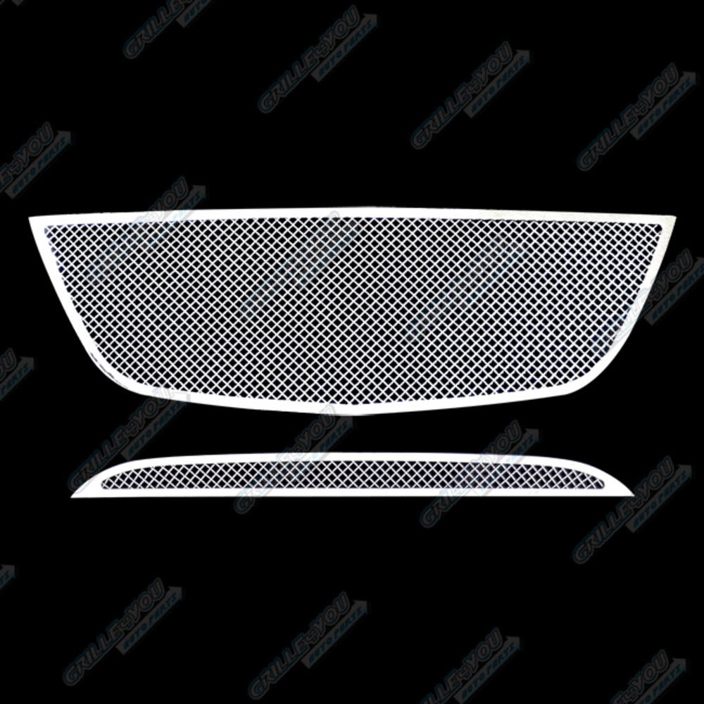 APS Fits 2011-2014 Chrysler 200 Stainless Steel Mesh Grille Grill Insert Combo