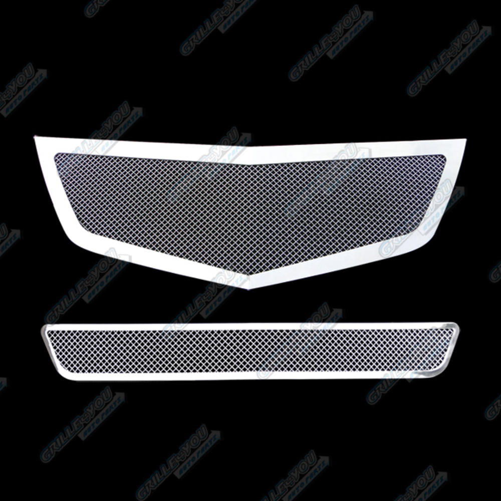 APS Fits 2011-2013 Acura MDX Stainless Steel Mesh Grille Grill Insert Combo