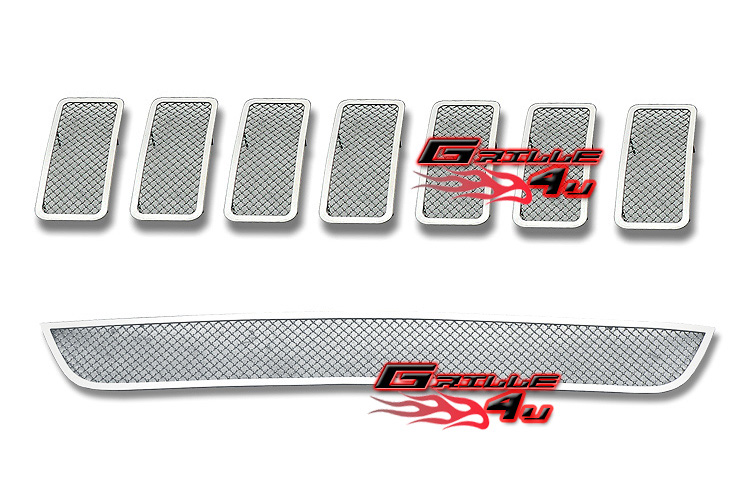 APS Fits 09-10 Jeep Grand Cherokee SRT8 Mesh Grille Combo
