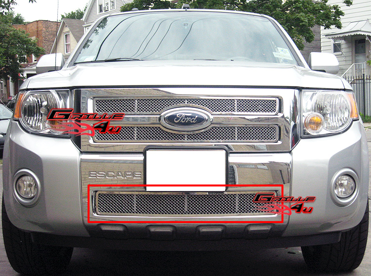 APS 08-12 2011 2012 Ford Escape Bumper Stainless Steel Mesh Grille Grill Insert