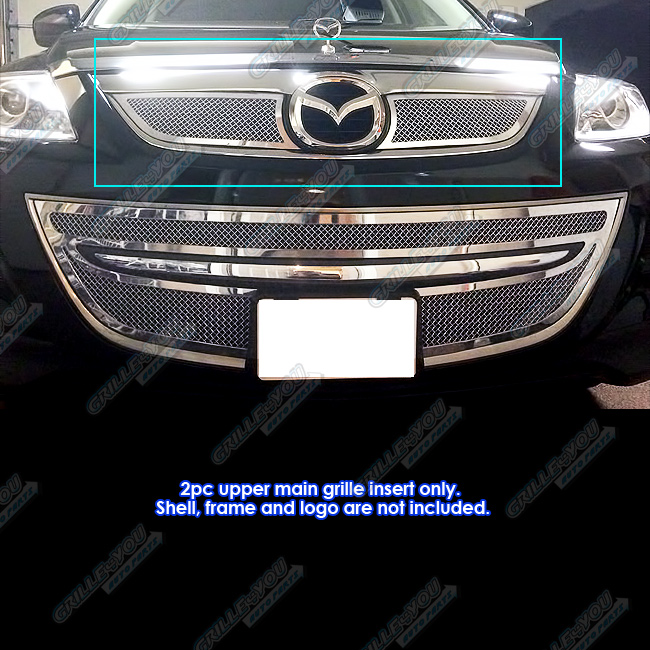 APS For 2010-2013 Mazda CX-9 CX9 Stainless Steel Mesh Grille Grill Insert #N19-T47767M