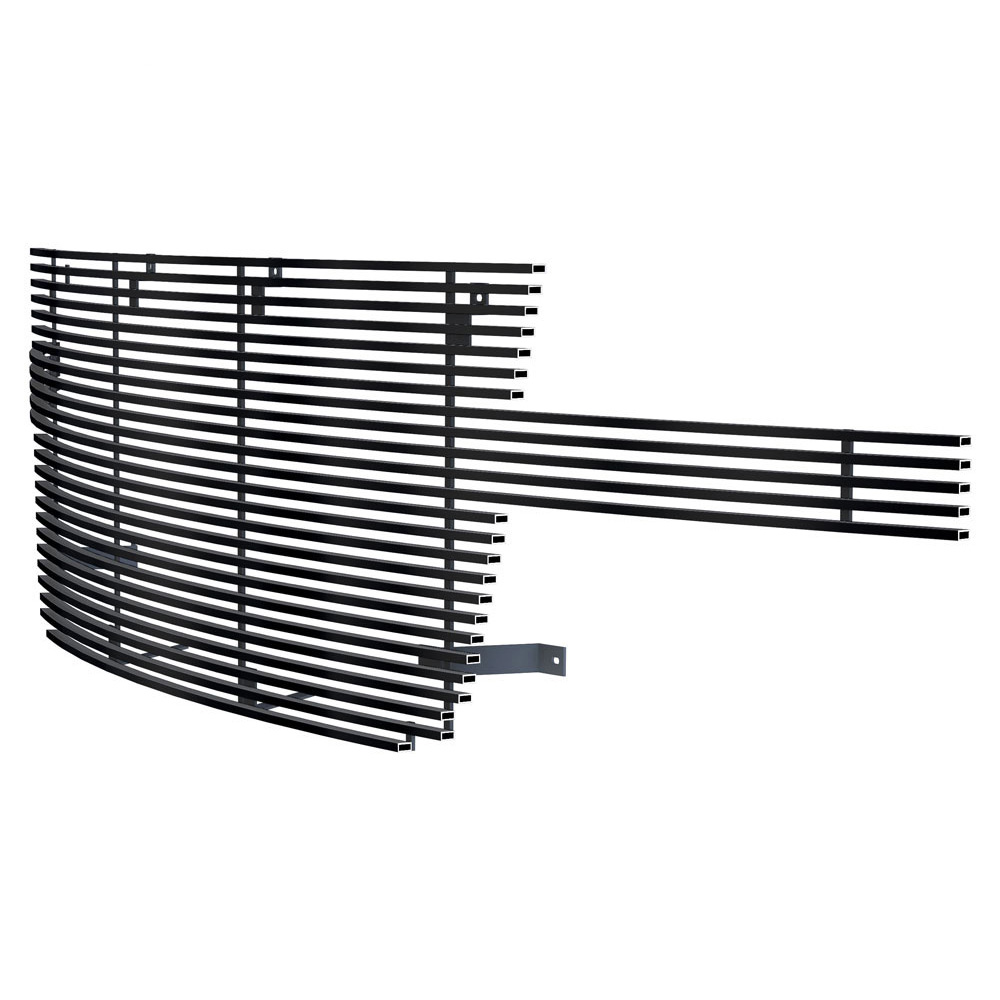 APS For 05-06 Chevy Silverado 2500/3500 Full Face Black Stainless Billet Grille #C86818J