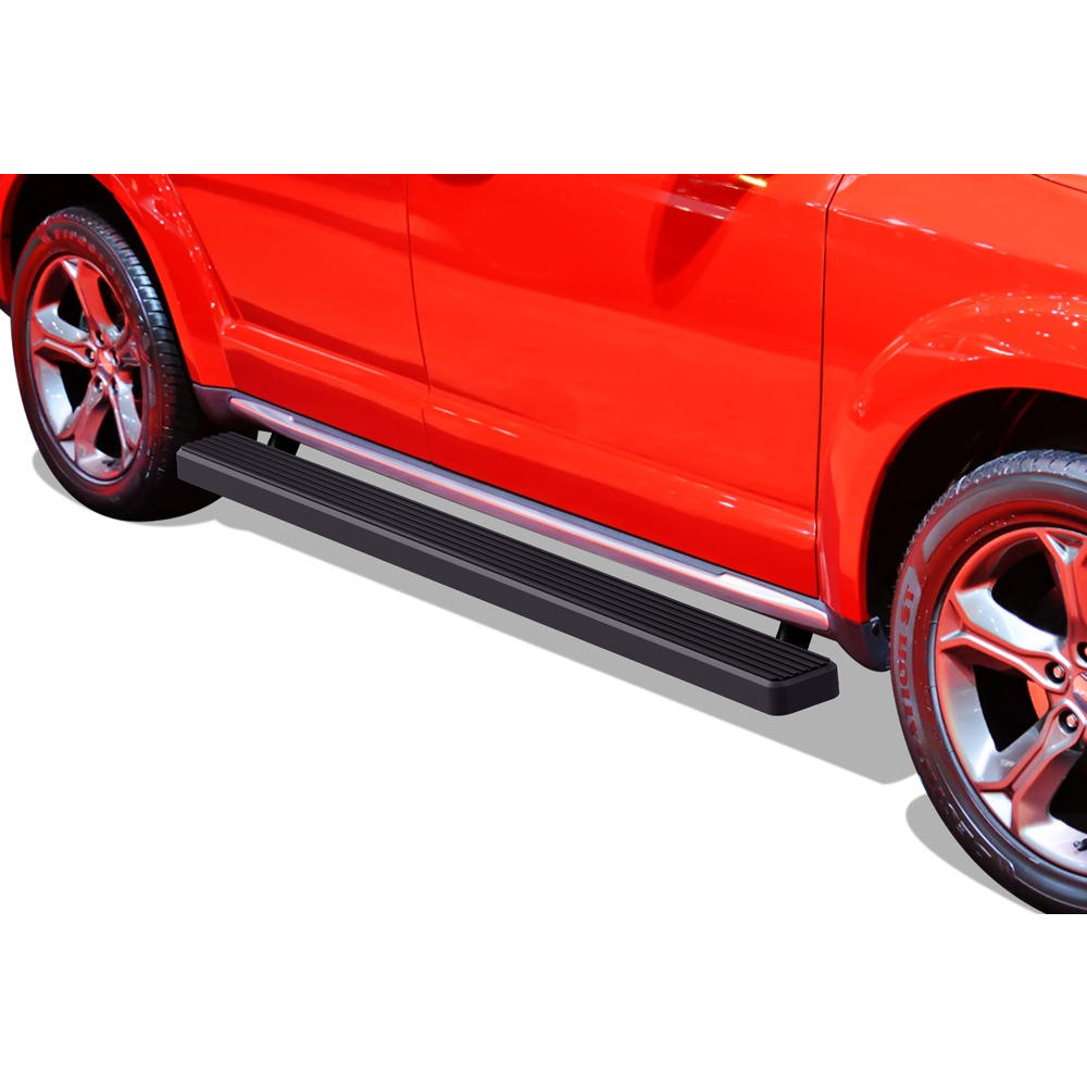 APS Autoparts Premium 4" Black iBoard Side Steps Fit 09-20 Dodge Journey