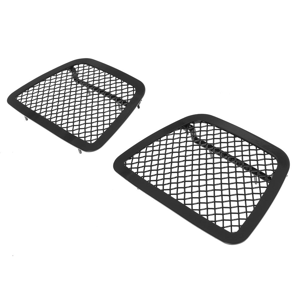 APS For 2007-2014 Chevy Tahoe/Avalanche Tow Hook Stainless Black Mesh Grille Insert