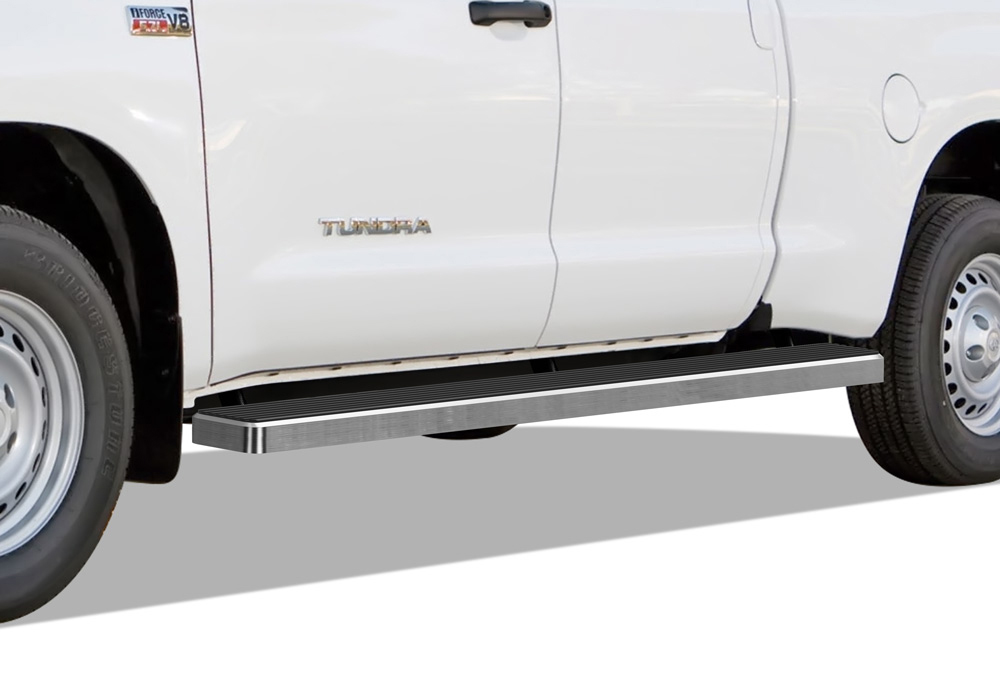 iBoard Premium Wheel-to-Wheel Side Steps Fit 07-21 Toyota Tundra Double Cab 6.5ft Bed