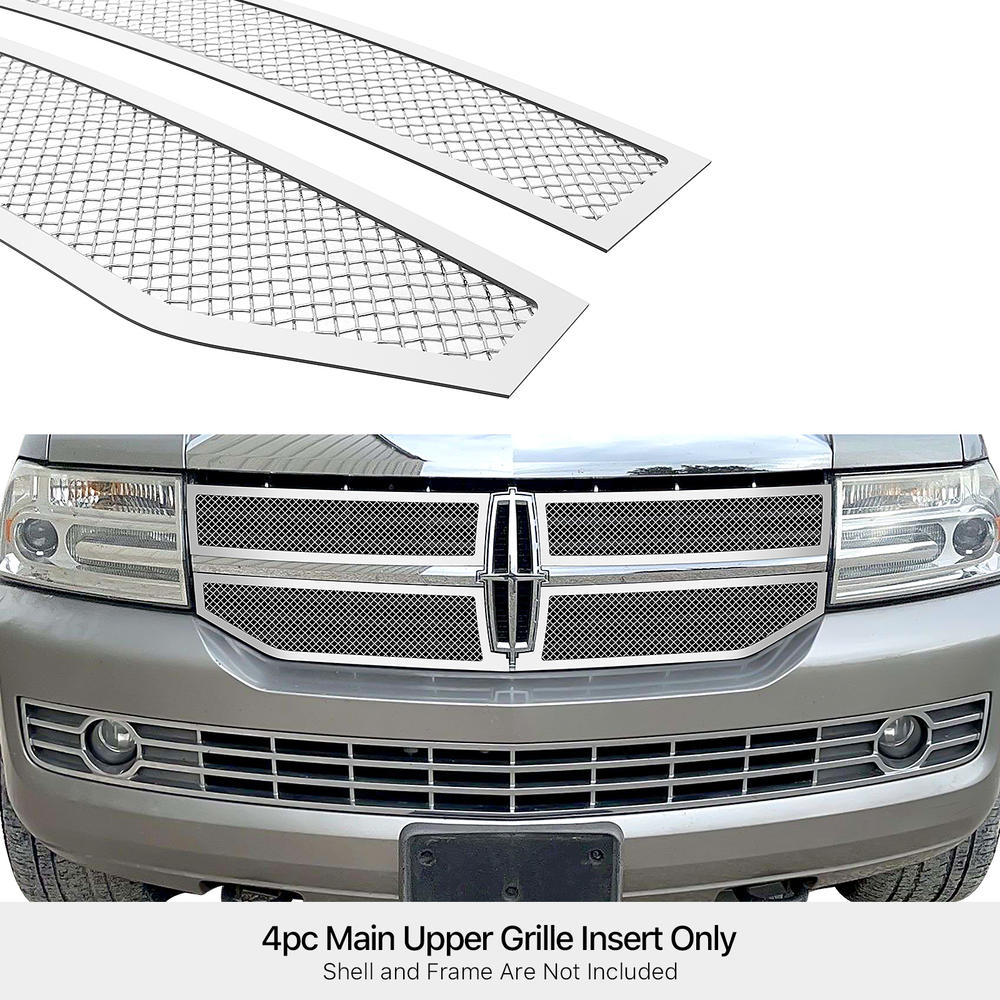 APS Fits 2007-2014 Lincoln Navigator Stainless Steel Mesh Grille Grill Insert