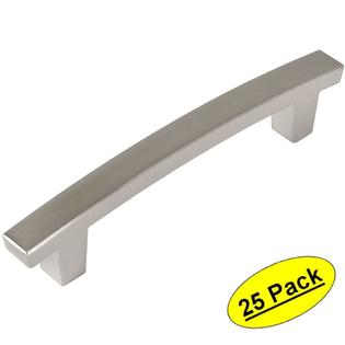 Cosmas 5236sn Satin Nickel Contemporary Cabinet Hardware Cosmas 5236sn Satin Nickel Contemporary Cabinet Hardware Handle Pull 3 1 2 Hole Centers 25 Pack
