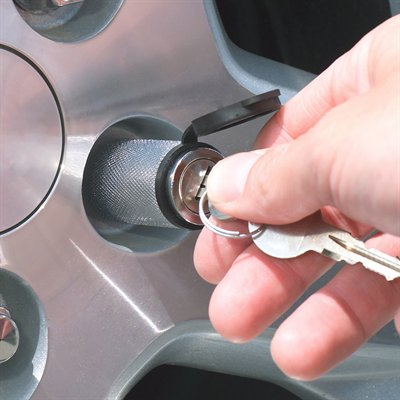 HEININGER Spare Tire Lock 1/2 Inch Pin Adjustable Length