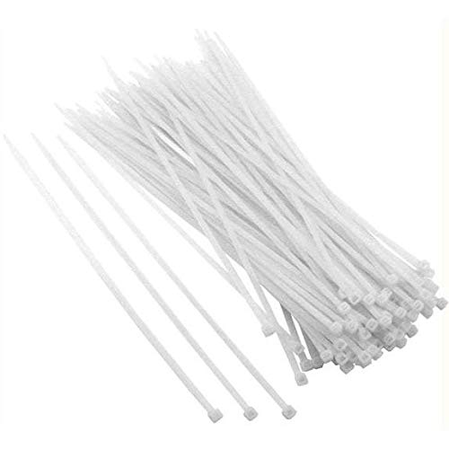 Universal Tool 100pk 12in Universal Utility Cable Zip Tie Cable - White 8mm