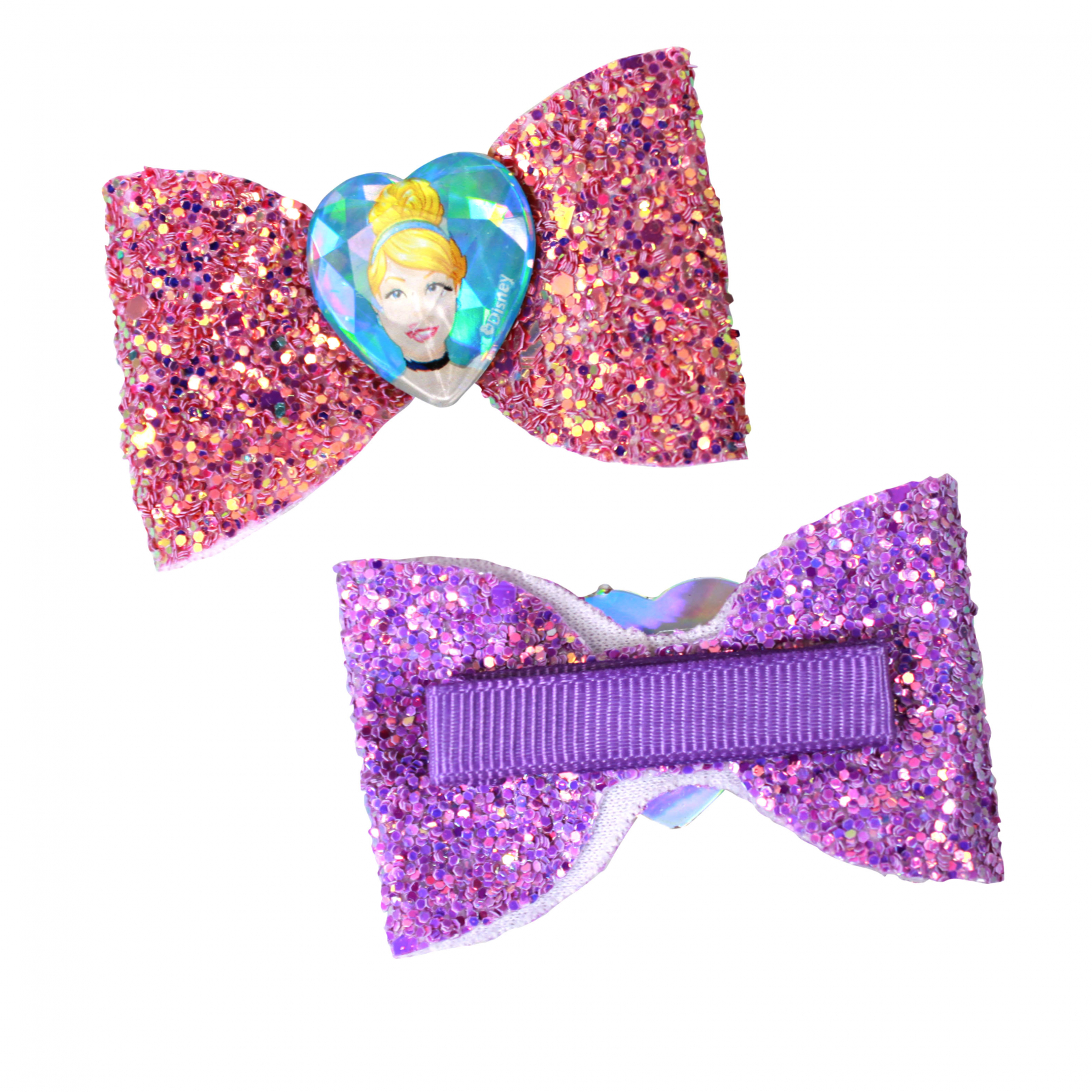 Disney Sequin Headband and Two Clip On Bows Hair Accessory Set For Girls