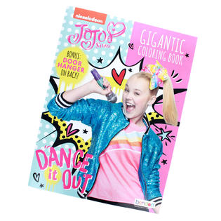 Jojo Siwa Nickelodeon Dance It Out Gigantic Coloring And Activity Book Bonus Door Hanger