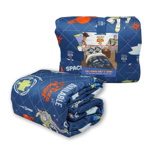 Disney 4 Buzz Lightyear Space Ranger Kids Full Queen Quilt