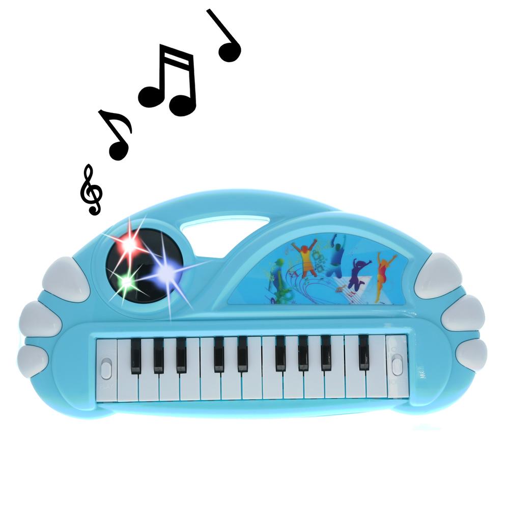 KidPlay Products Organ Girls Musical Instrument Electronic Keyboard Kids Toy - Blue