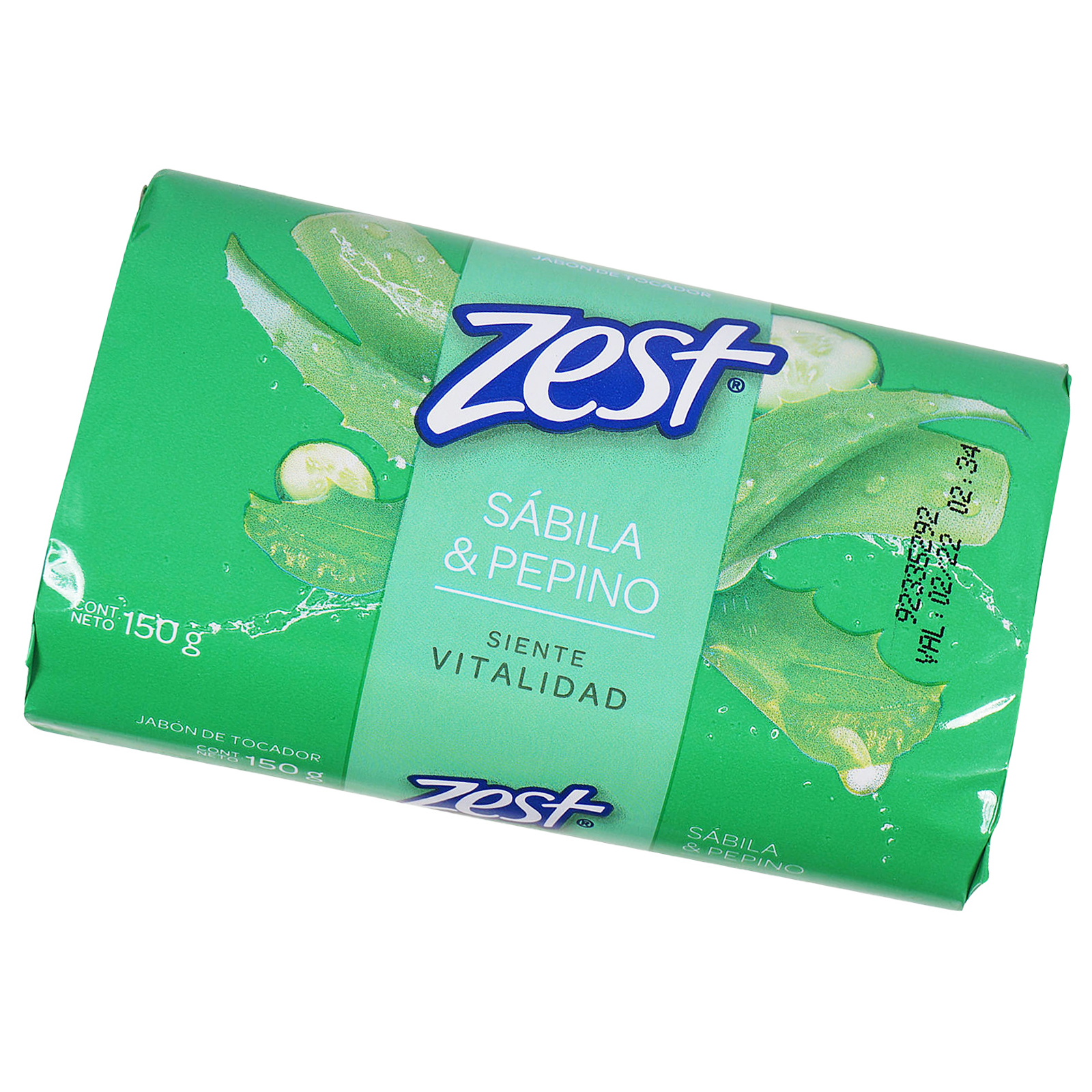 Zest Soothing Calming Moisturizing Aloe Vera and Cucumber Bar Soap 5.3 Ounce Bar